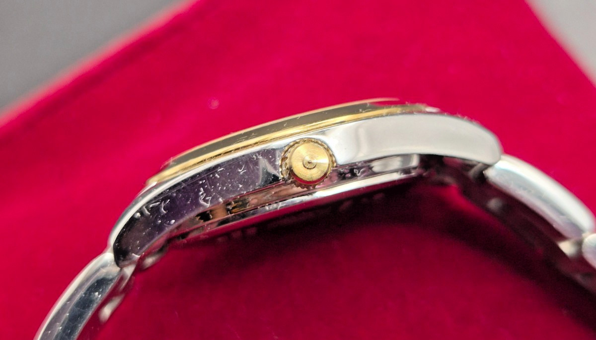ROTARY Women’s Two-Tone Stainless Steel Bracelet Calendar Watch-VGC/Working