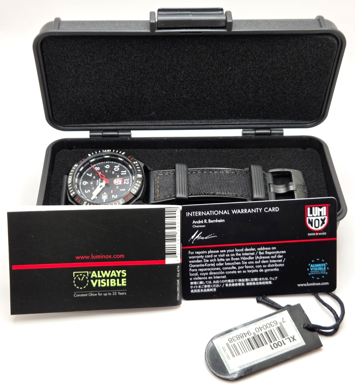 Luminox ICE-SAR Arctic Search & Rescue, Carbonox, Sapphire Crystal, XL.1001.ICE