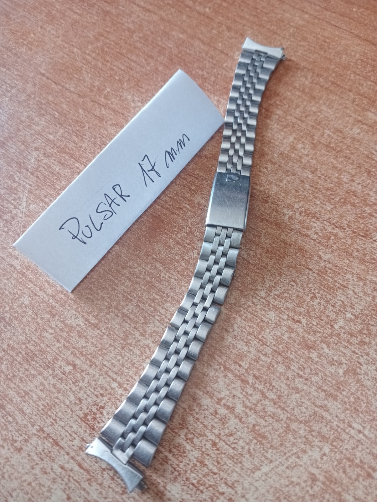 Pulsar (Seiko) vintage steel bracelet 17mm steel strap bracelet 170mm
