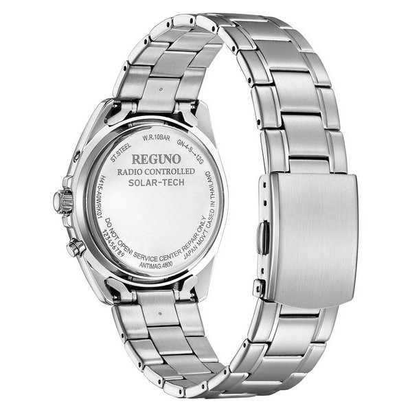 Citizen REGUNO Reguno Solar Radio Controlled Watch White Dial Stainless Steel Ba