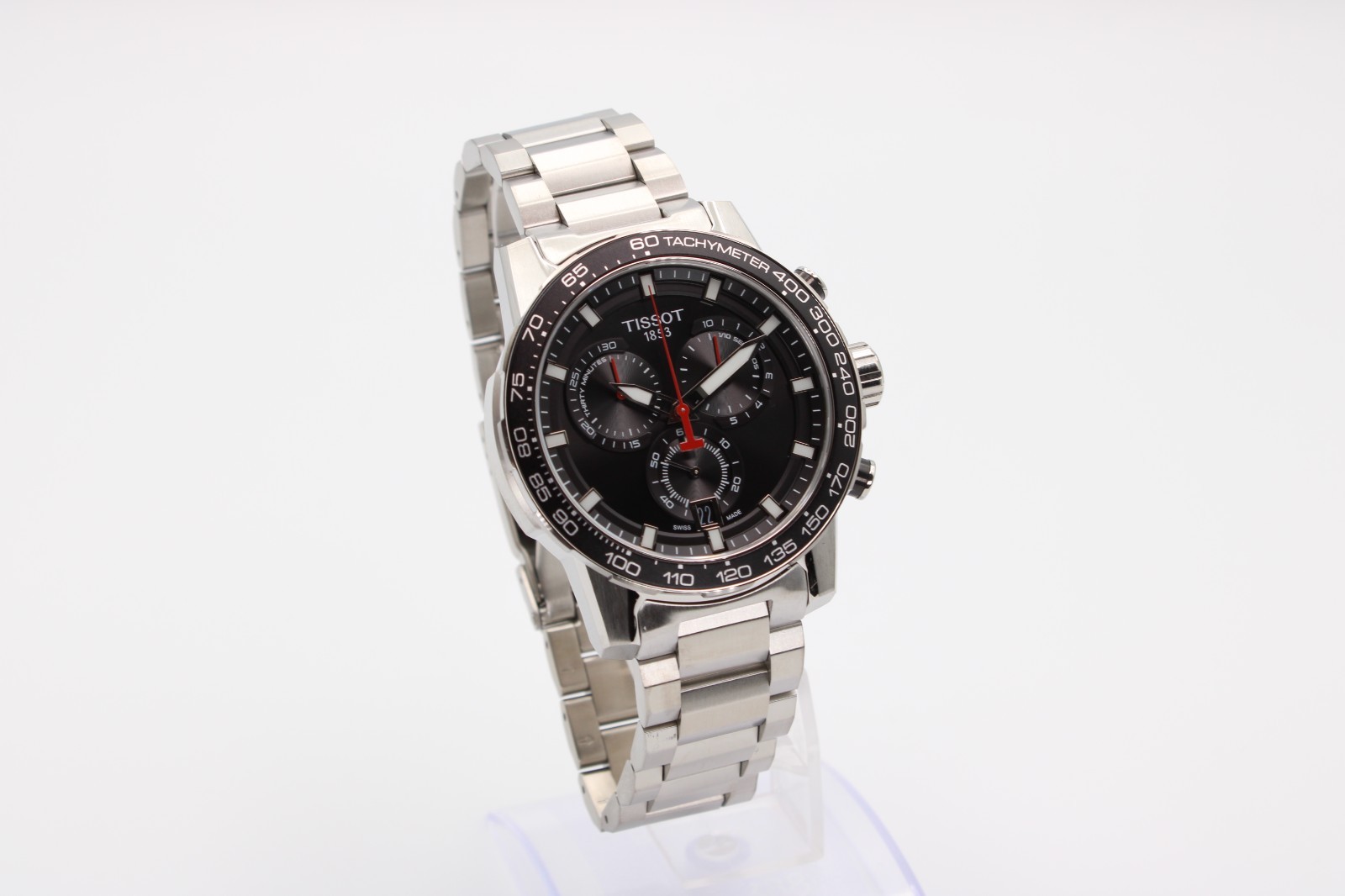TISSOT Supersport Chrono T125.617.11.051.00 Quartz Black Dial Men’s Watch 45.5mm
