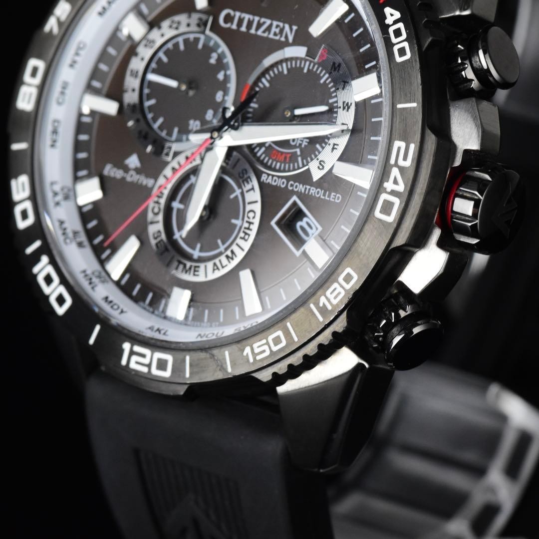 CITIZEN Automatic Watch 18cm 7.09in Silver Dial 38mm Vintage Rare Mens Working