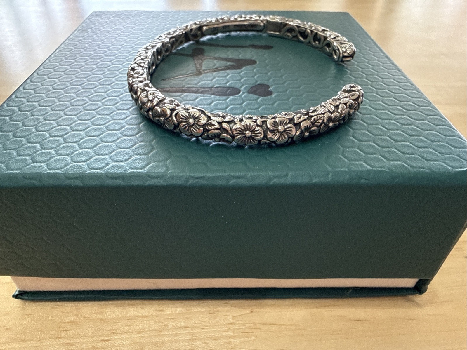 Jai John Hardy Floral Cuff Bracelet size small