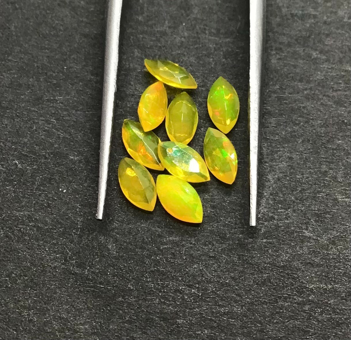 AAA Natural Ethiopian Yellow Fire Opal Marquise Cut Loose Gemstone For Jewelry
