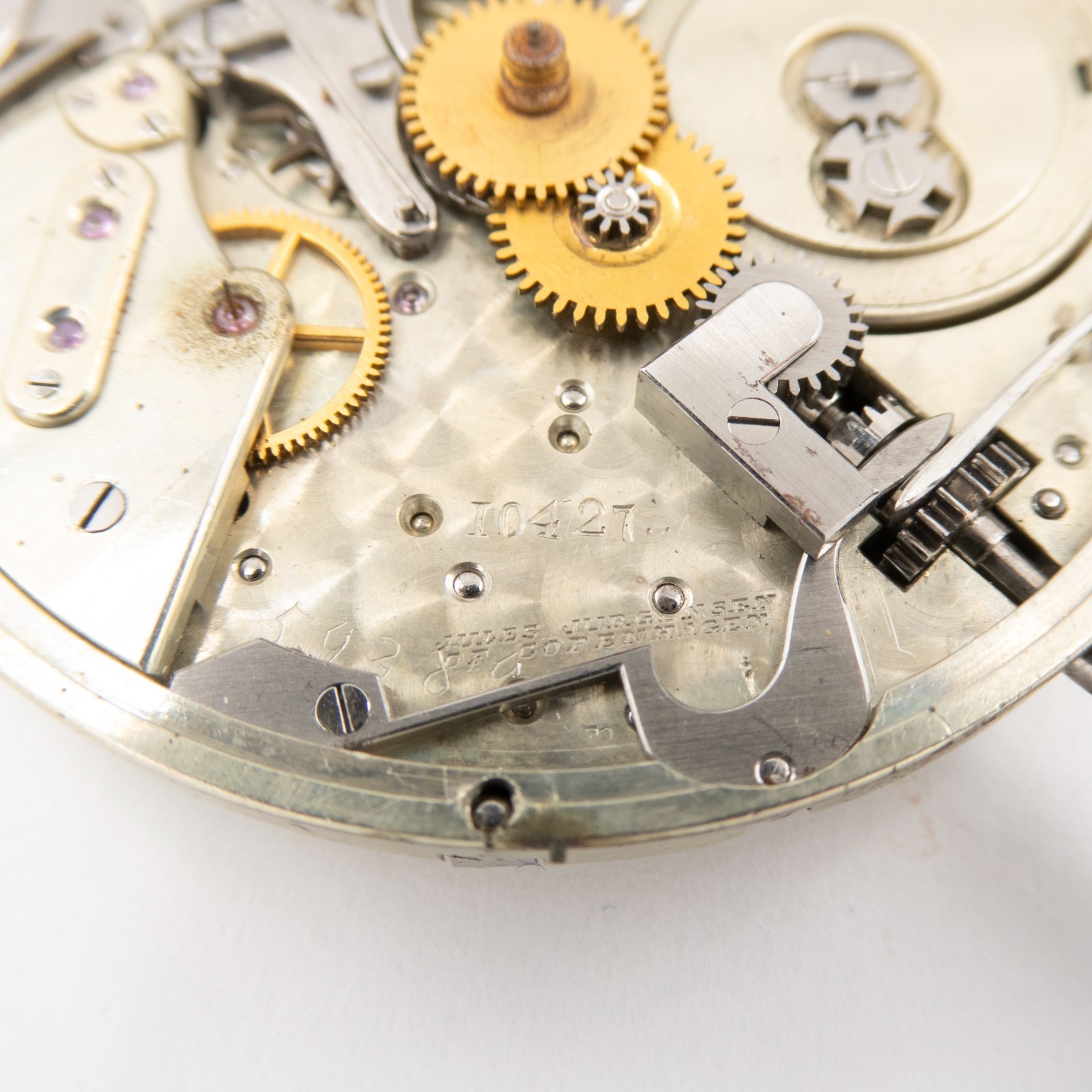 Jules Jurgensen 43 x 10.2 mm Minute Repeater Antique Pocket Watch Movement