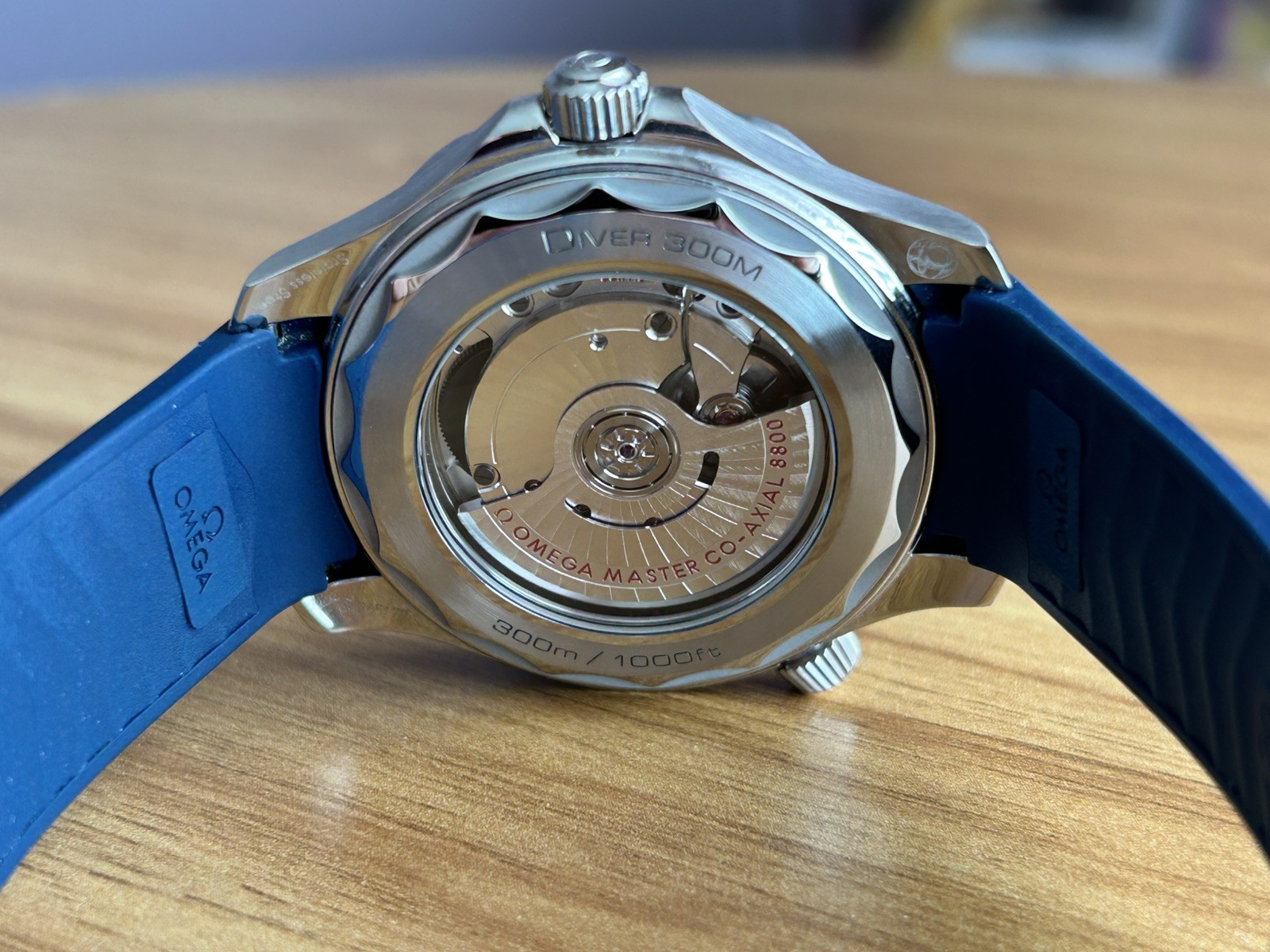 2024 Omega Seamaster Diver 300M Blue Wave Dial 42mm Blue Ceramic w/ Box & Cards