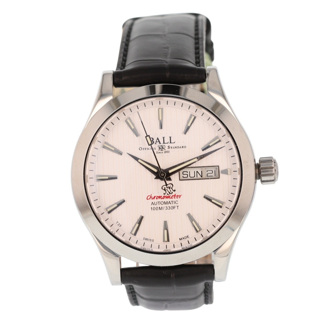 Ball Watch Co. Engineer II Chronometer Red Label White Dial Men’s Wristwatch