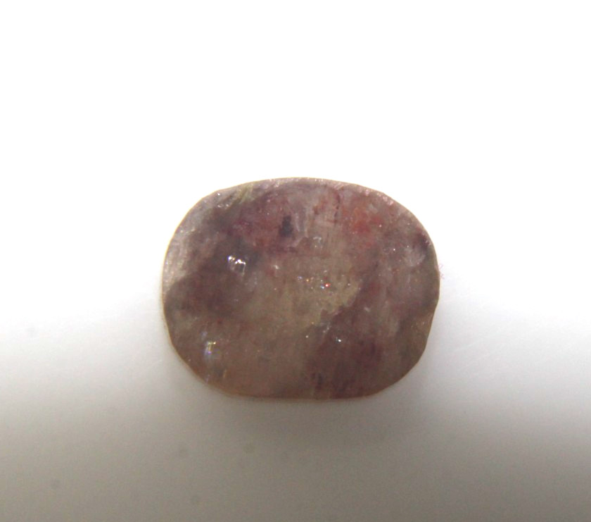 0.95Cts Oval Shape Gray brown Color Checker Cut Diamond 6.89×5.59×1.98 MM