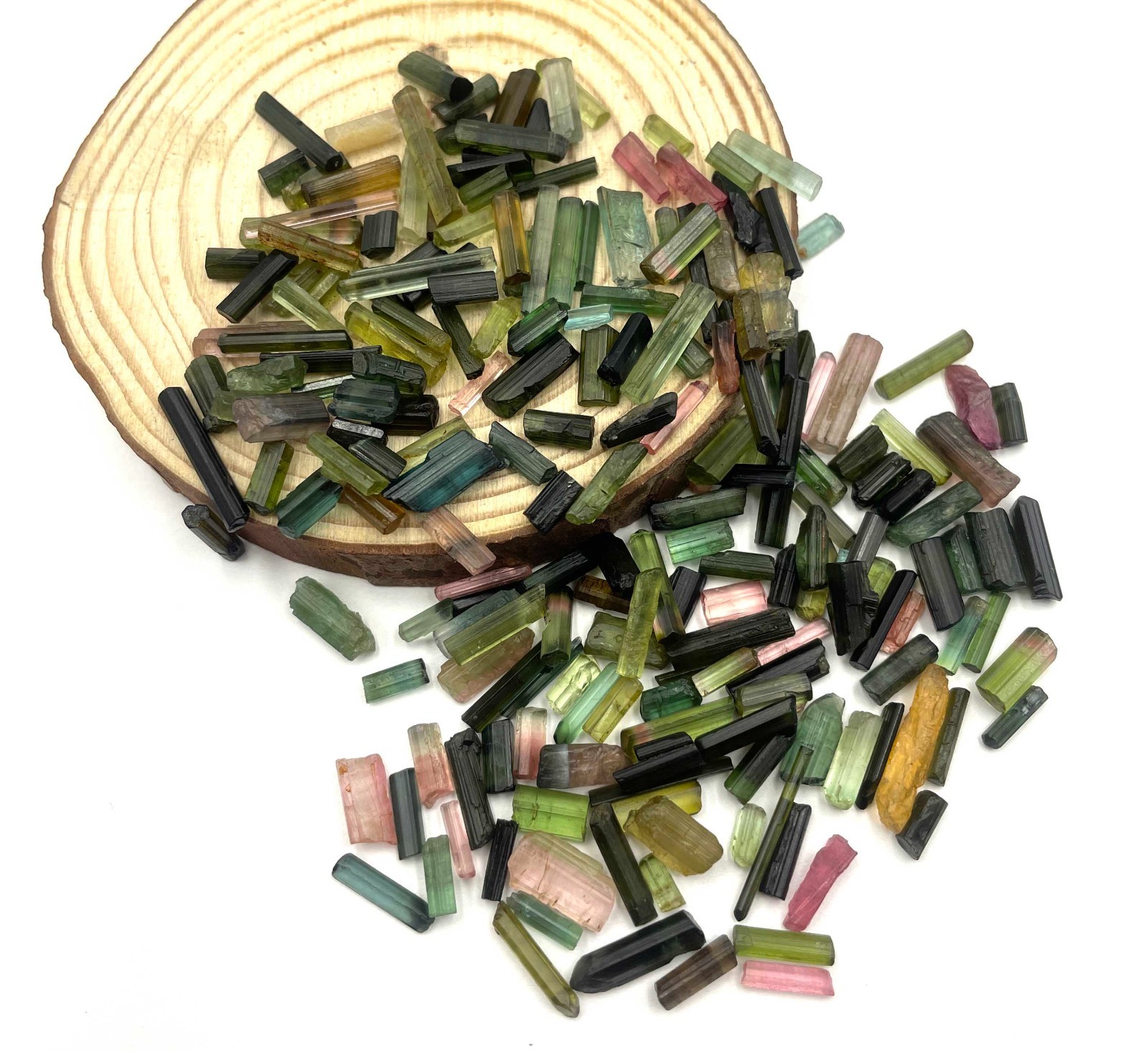 Natural Multi Tourmaline Pencil Rough Loose Gemstone Lot 100 CT