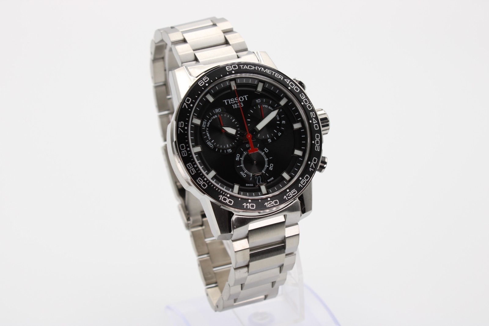 TISSOT Supersport Chrono T125.617.11.051.00 Quartz Black Dial Men’s Watch 45.5mm