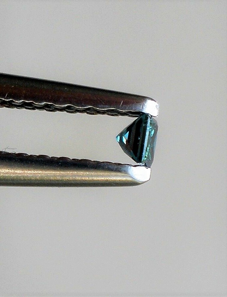 BLUE DIAMOND GEM PRINCESS CUT SHAPE GENUINE FACETED NATURAL SQAURE NICE 3mm 3×3