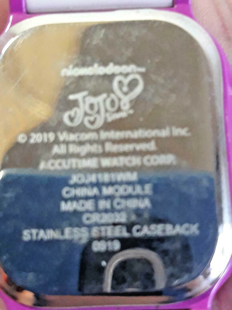JoJo Siwa Accutime Lady Girl LED Digital Watch ~ TESTED ~ Ships FREE