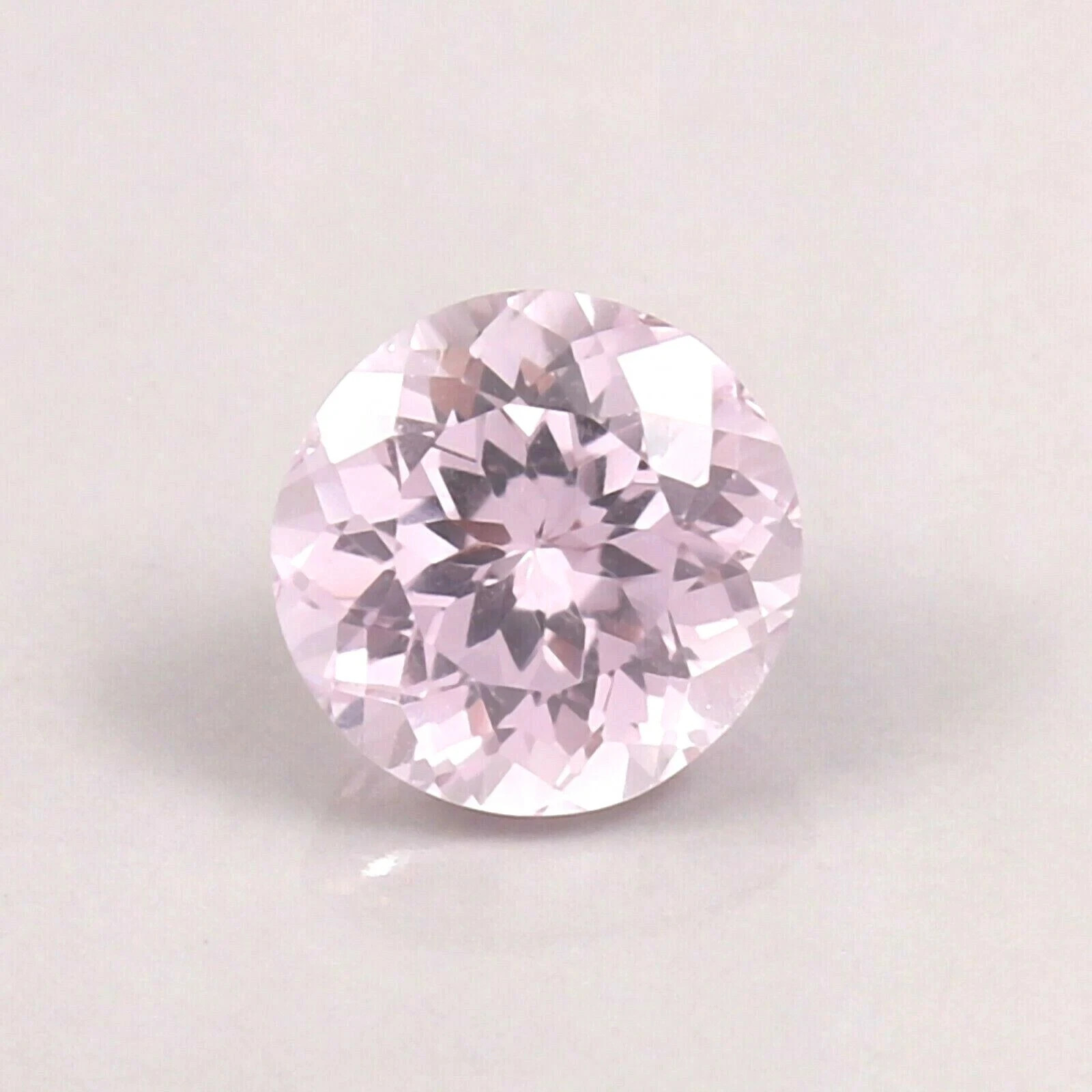 AAA 7.60+ Ct Ravishing Natural Soft Pink Sapphire Loose Round Cut Gemstone