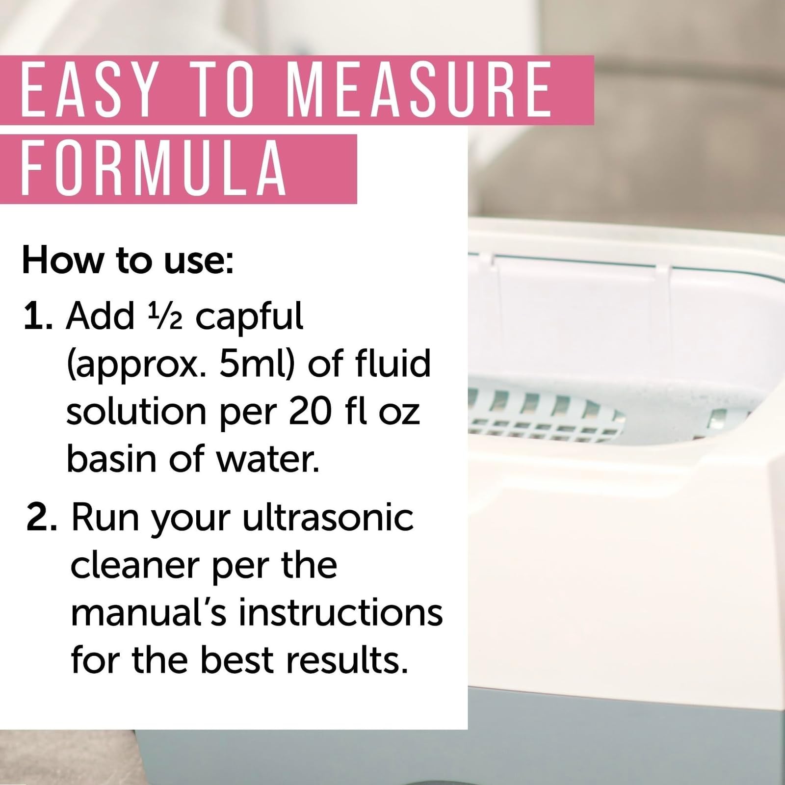 Maplefield Ultrasonic Jewelry Cleaner Solution Concentrated Formula & Ultras…