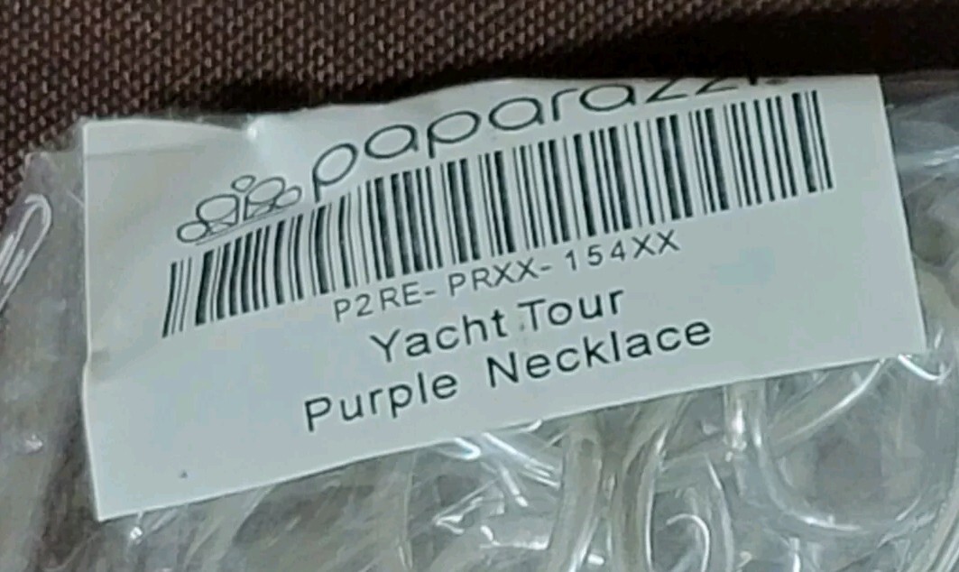 Paparazzi Yacht Tour Purple Necklace And Earrings