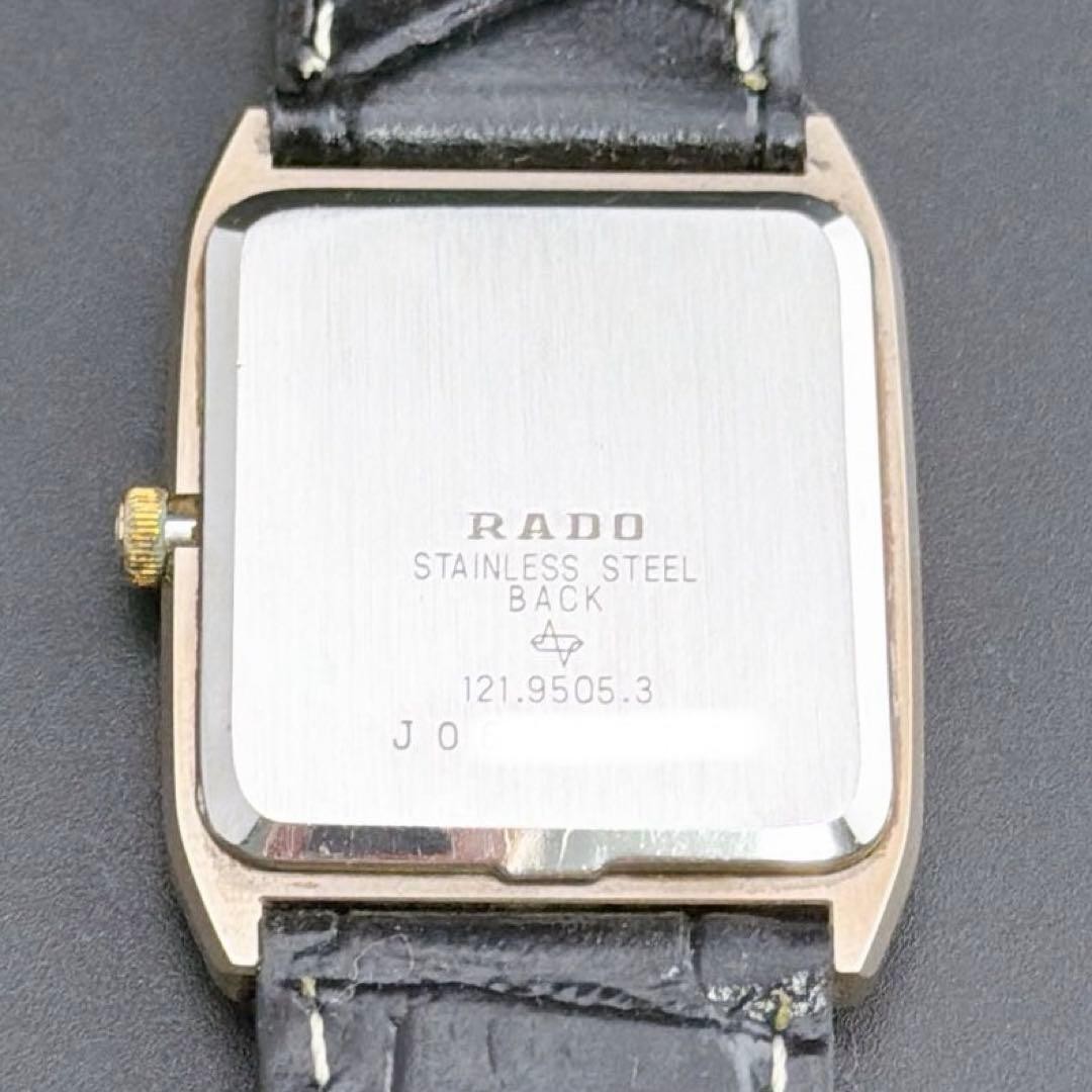 Rado Men Quartz Wristwatch Black Dial