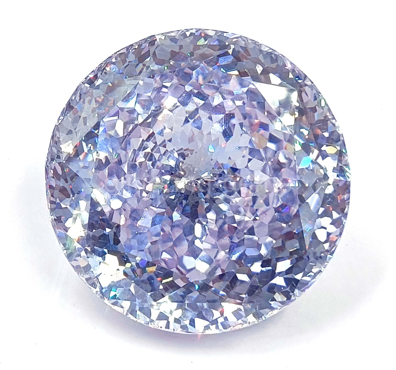 Huge 440.60 Ct Natural White Sapphire Round Cut Certified Loose Gemstone 5ADE