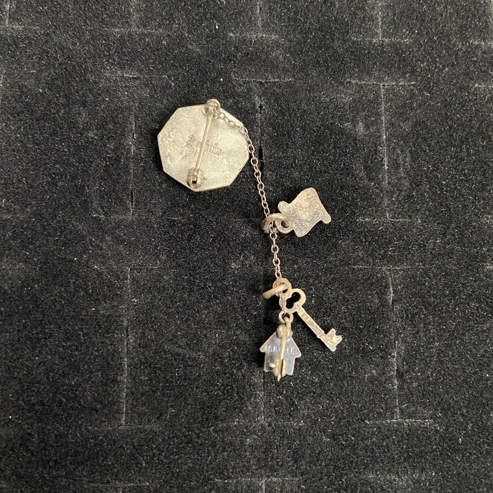 Vintage sterling Sliver Future Homemakers Of America Pin Brooch