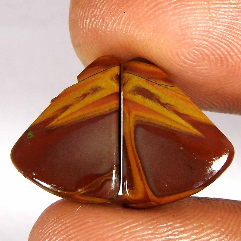 9.05Cts100%Natural Noreena Jasper Fancy Pair Cabochon Loose Gemstone