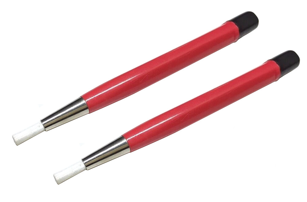 2PC Jewelers Nylon Fiberglass Scratch Brush Pen Type Clean Polish Jewelry 5″