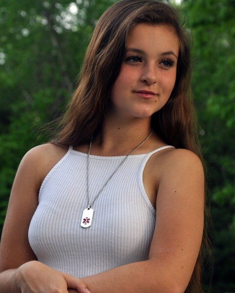 Medical Alert ID Necklace – FREE ENGRAVING / WALLET CARD & Ship -Dog Tag -USA