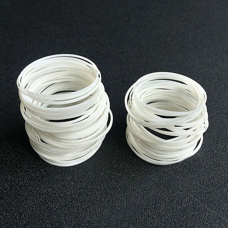 16 to 40mm White Height 0.8mm 0.35mm Front Watch Crystal Waterproof Gasket Ring