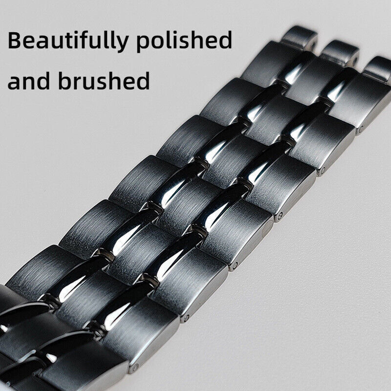 19/21mm Stainless Steel Strap for Swatch Watch Band Metal Bracelet Wrist Belt