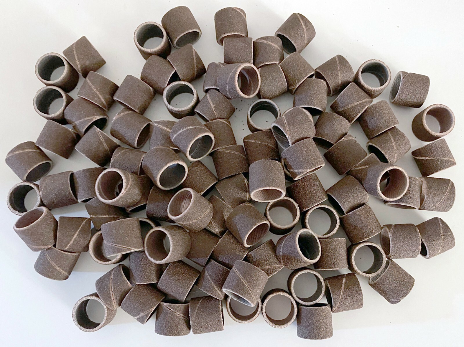 100 PIECE LOT AUTHENTIC ASSORTED DREMEL 1/2″ SANDING BANDS 60 120 240 GRIT DRUM