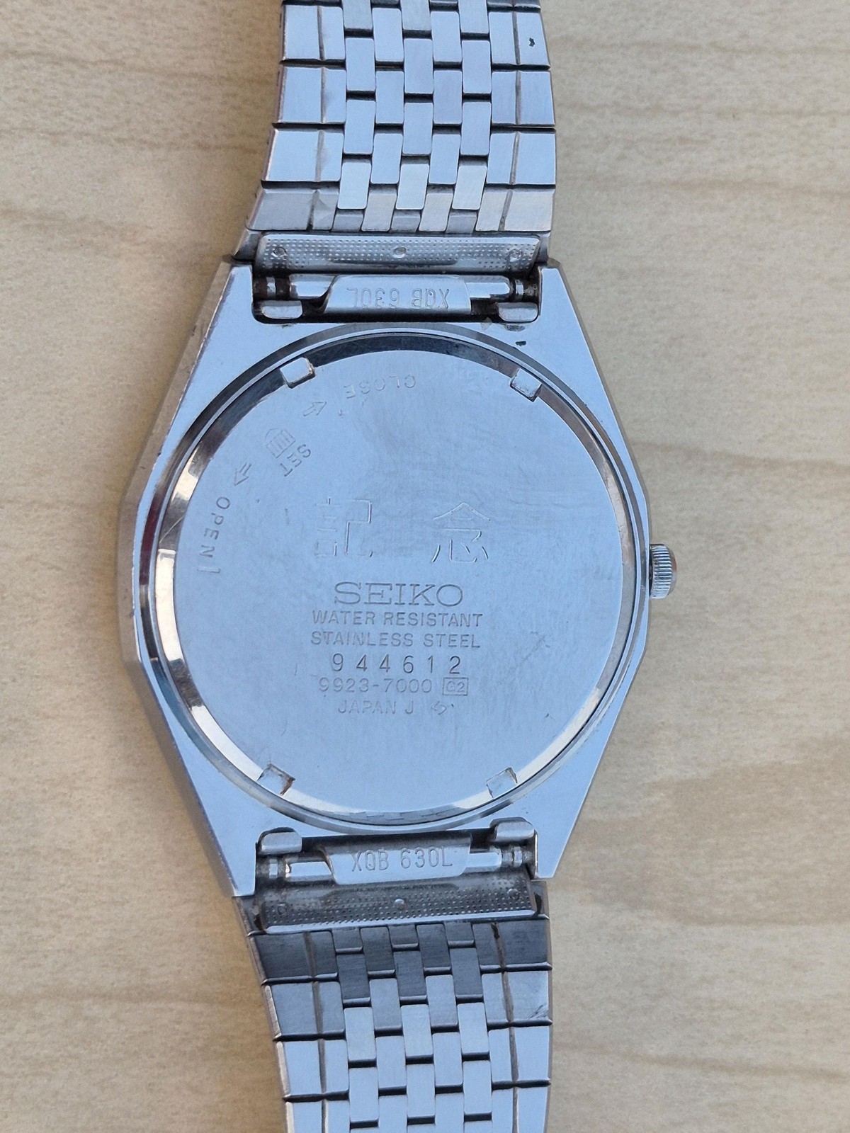 Vintage Seiko King Twin Quartz Watch 9923-7000 Stainless Steel Day Date JDM HAQ