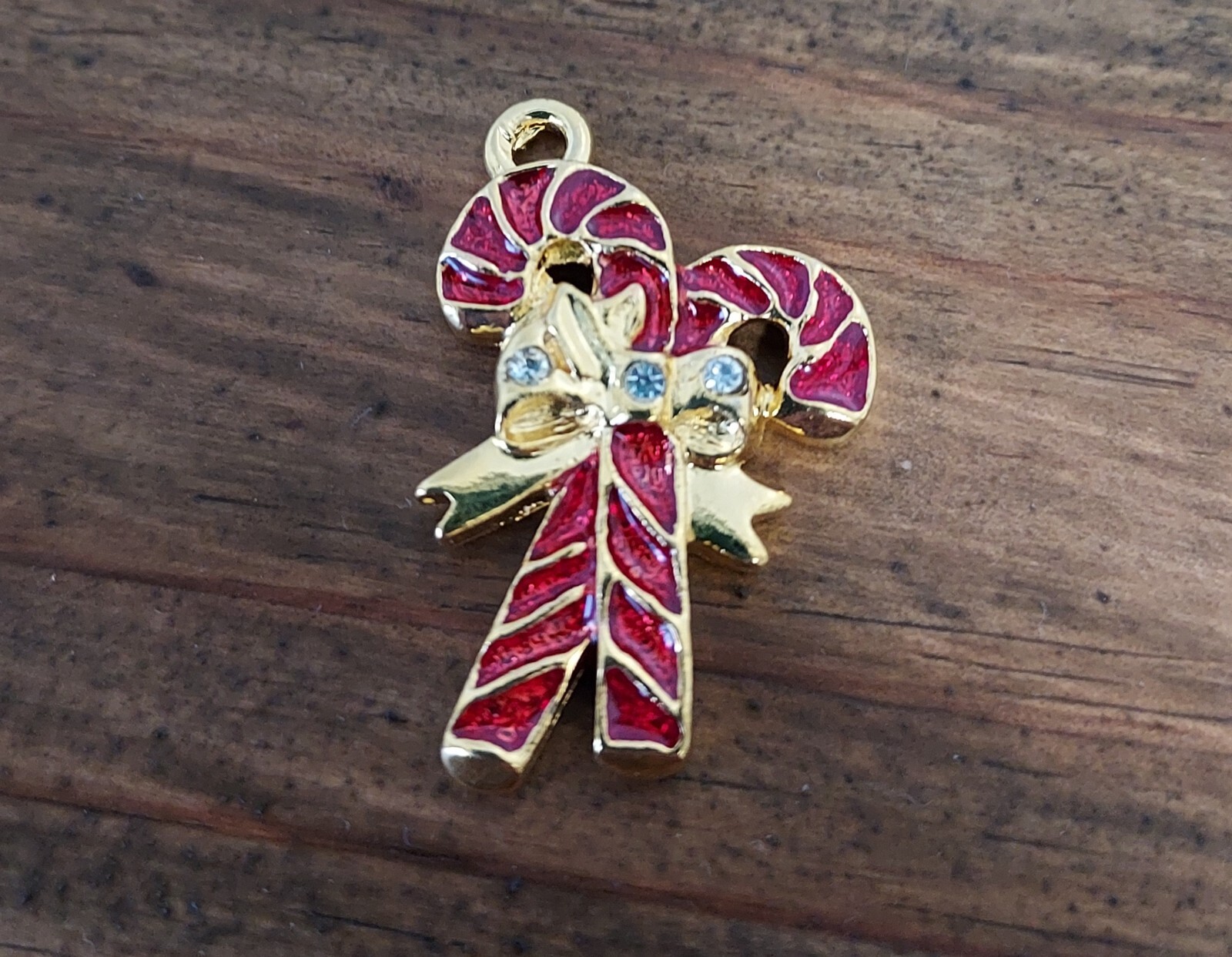 Holiday Pendants Lot of 6 Gold-tone Enamel Color Halloween Christmas Easter more