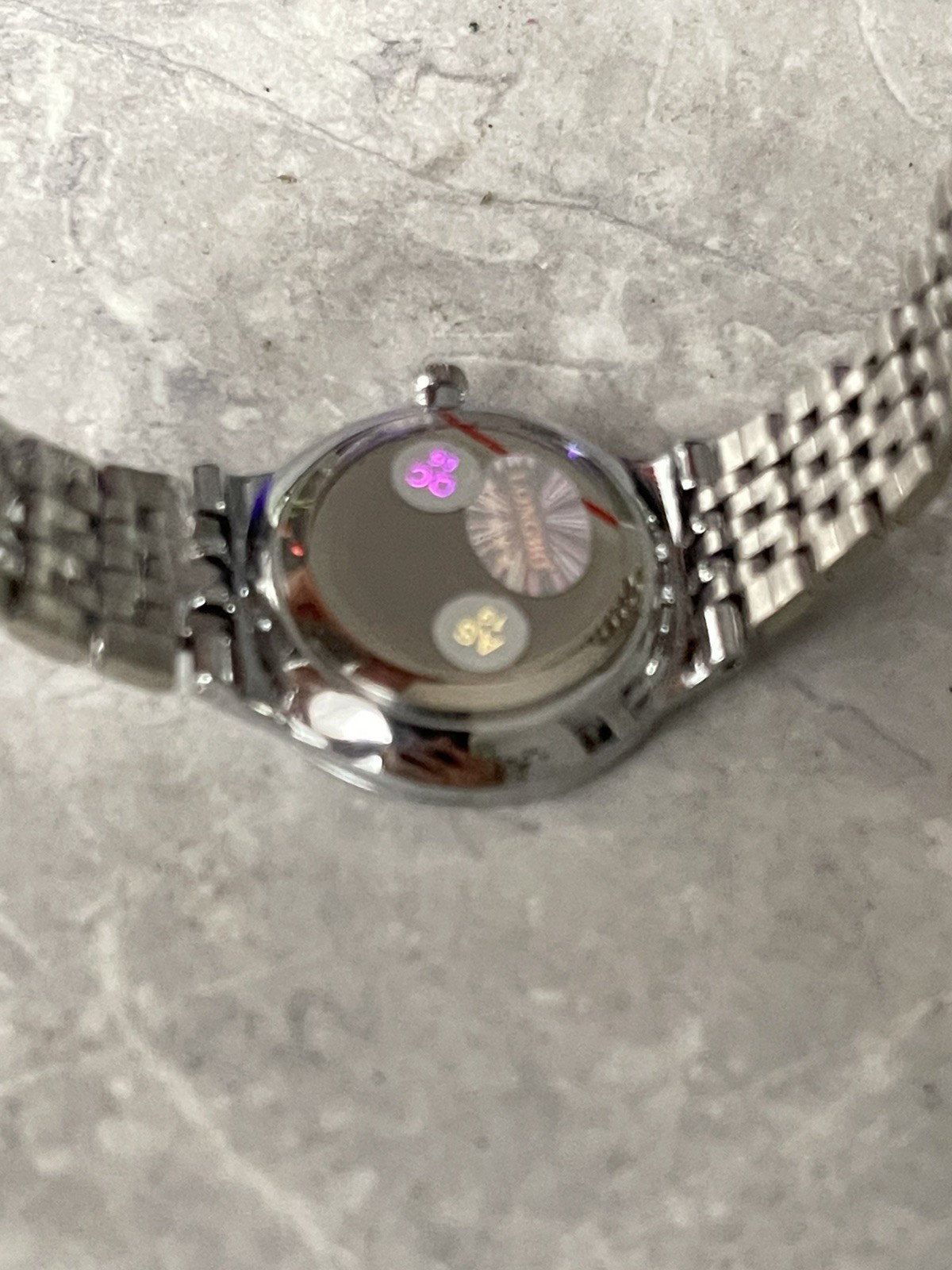 Longbo watch 80302L Silver Tone Bracelet Black Face Unisex AS19 Casual