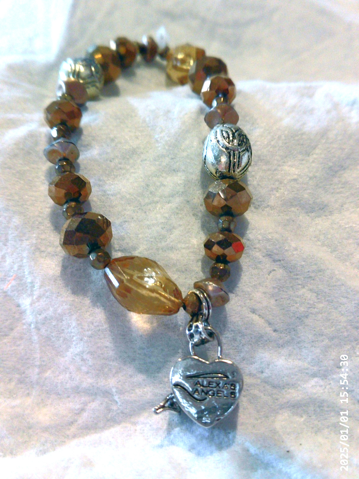 A Lot of 3 Beautiful Stretch Bracelets ( please read )