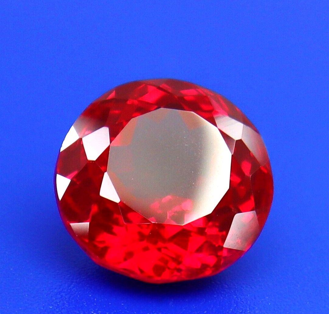 11.70 Ct Red Ruby Round Cut Loose Gemstone Natural Certified