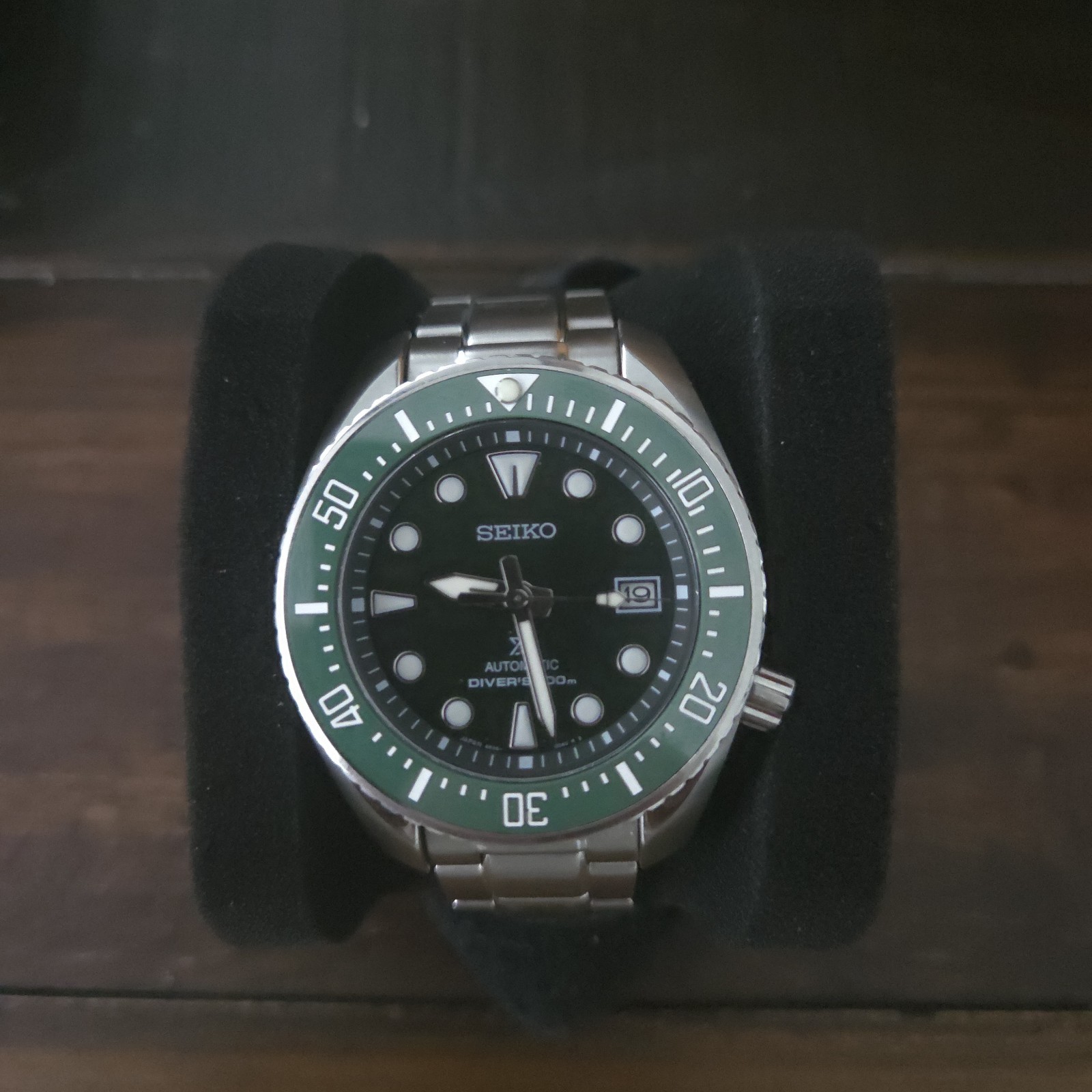 LNIB Seiko Prospex SPB103J1 SBDC081 Ceramic Green Hulk SUMO diver 6R35 JDM Japan