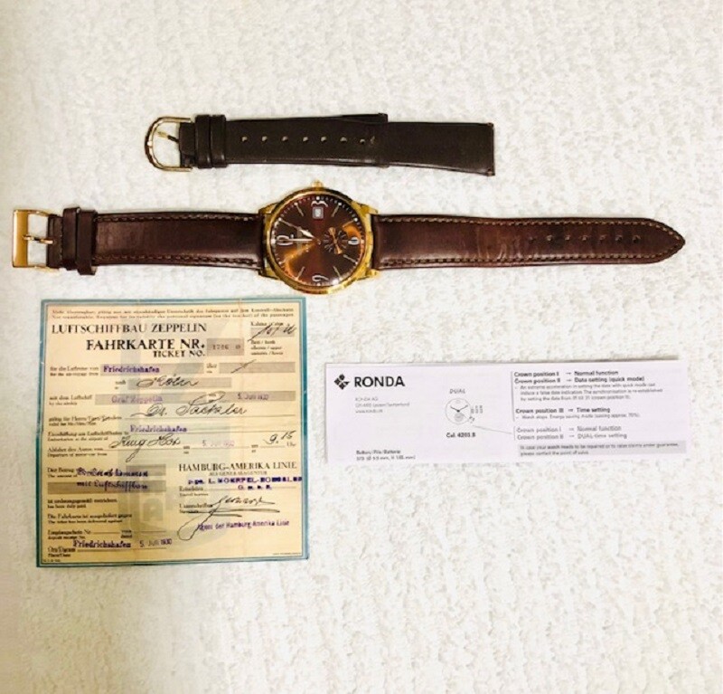 Graf Zeppelin Flatline Men’s Dress Watch that is Just 7mm Thin!