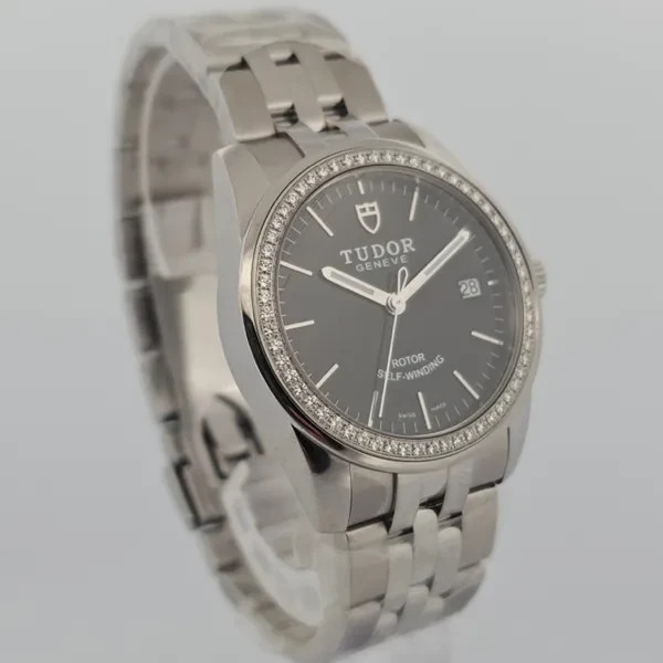 Tudor Glamour Date 55020 Diamond Bezel 36mm 2021 Box & Papers