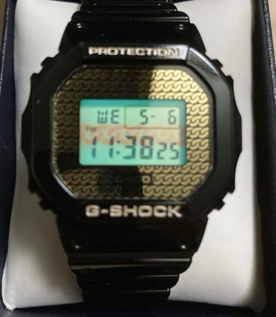 CASIO G-SHOCK DWE-5600HG Black Gold Digital Watch Carbon Core
