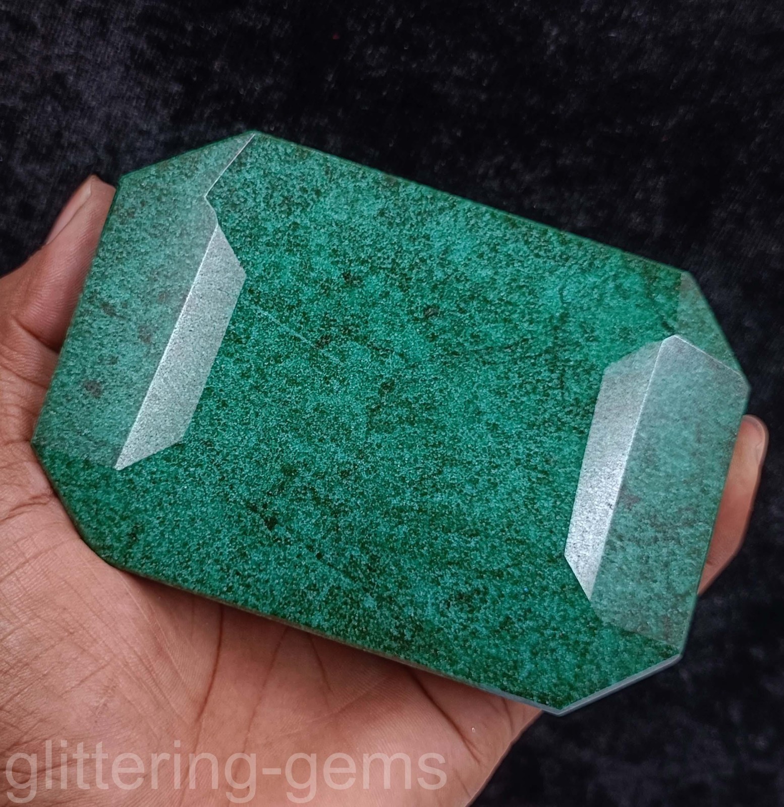 3662.15 Ct Natural Emerald Massive Certified Emerald Cut Large Display Gem 5DNH