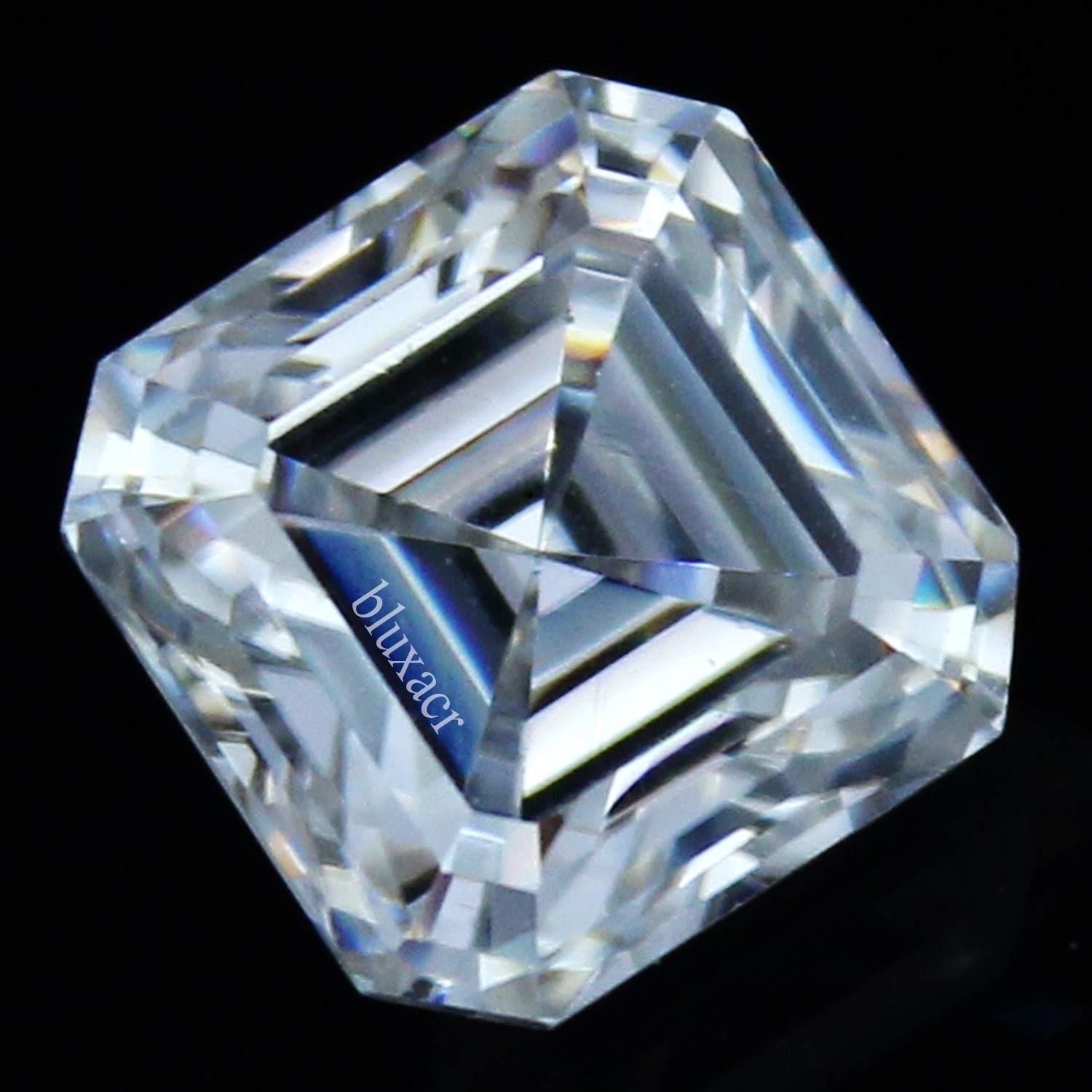 Natural DE Color VVS1 Excellent Cut Clarity 7.00 MM Asscher White Diamond Bx01