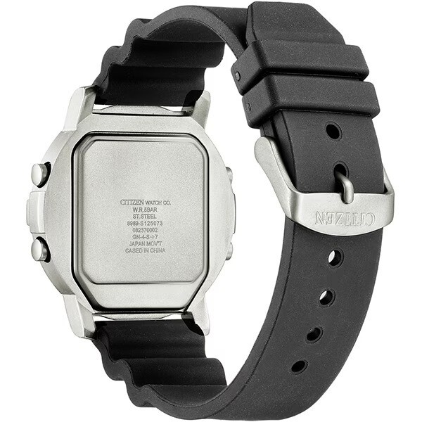 Citizen JG0070-11E Tsuno Chrono Black Ana-Digi Bullhead Watch Japan JDM Retro