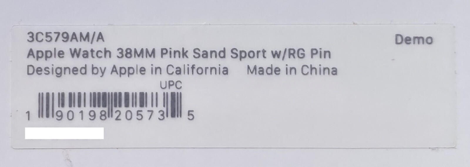 Apple Watch Pink Sand Sport Band Rose Gold Pin Series 3 38mm SE 40mm 7 41mm OEM