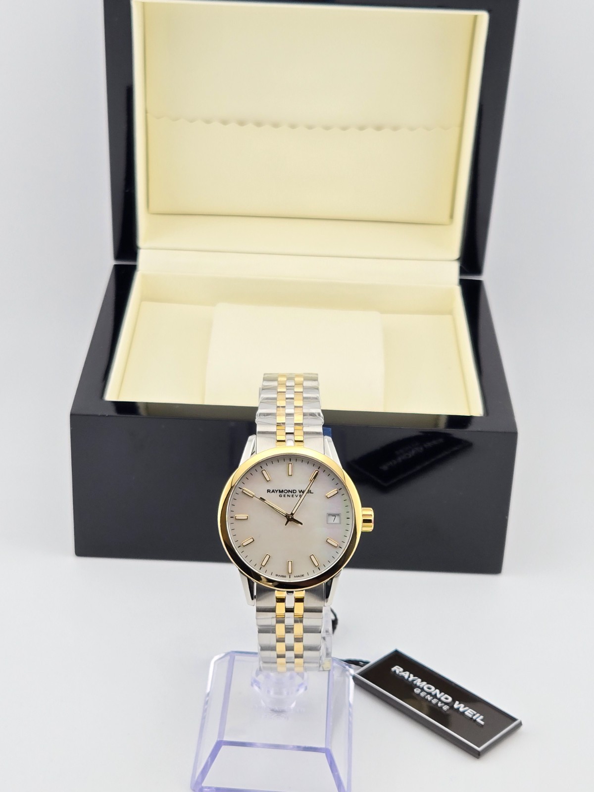 Raymond Weil Freelancer MOP Dial Women’s Watch 5634-STP-97021 ($1375 MSRP)