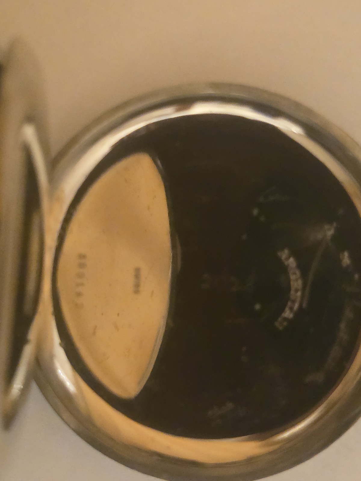 Rare Vintage mappin webb London 8 Days Pocket watch Large 60 MM