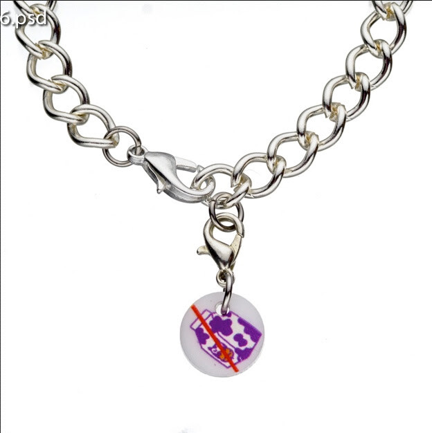 Medical ID Mini Charm Charms Food Allergies & More For Kids, Teens, Adults
