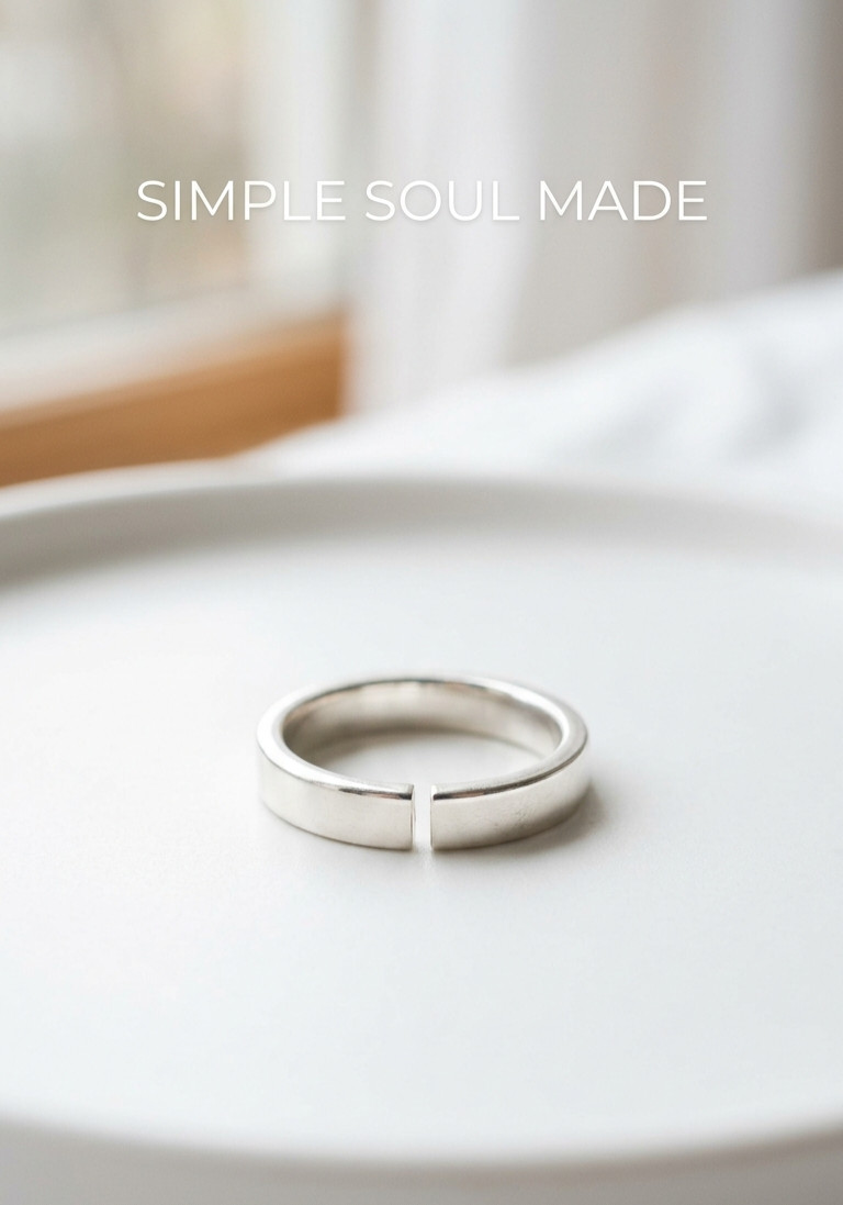 Divorce Ring New Beginning Ring Freedom Self Love Minimalist Open Band Ring