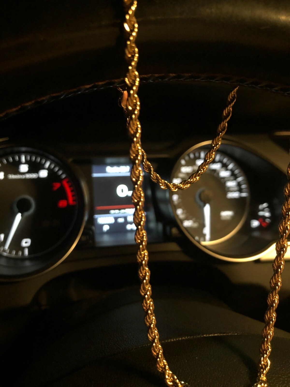 Men’s 14k Gold Stamped Rope Chain 20 Inches ” 4mm Plated Necklace