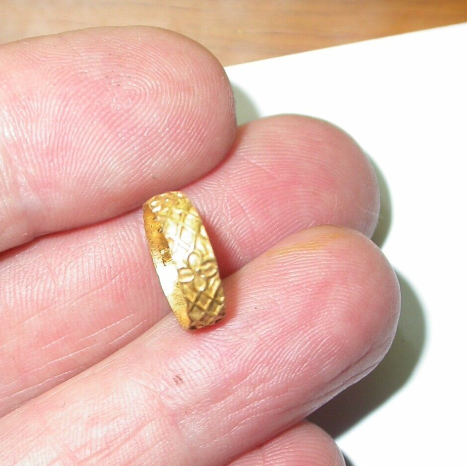 Gold posy ring 16th Century -Tiny 6 Months-1 year baby
