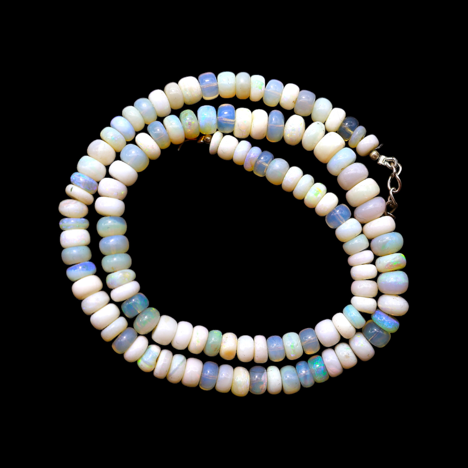 Rondelle Smooth 5X8 MM Fire Opal Beaded Not Applicable Mother Necklace Jewelry