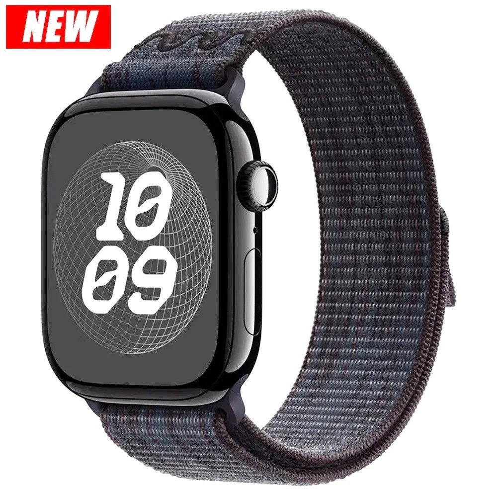 Nylon Classic Sport Loop bracelet correa Apple watch series 9 8 7 5 4 3 Ultra SE