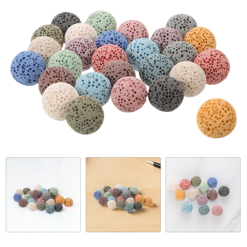 26 Pcs Volcanic Stone Aromatherapy Beads Fragrance Essential Oil